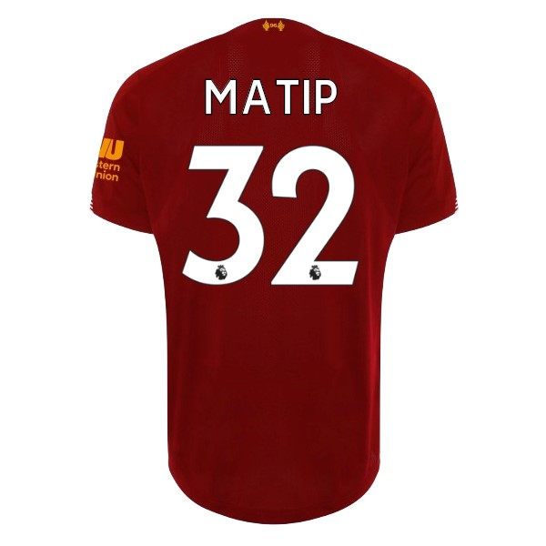 Trikot Liverpool NO.32 Matip Heim 2019-20 Rote Fussballtrikots Günstig